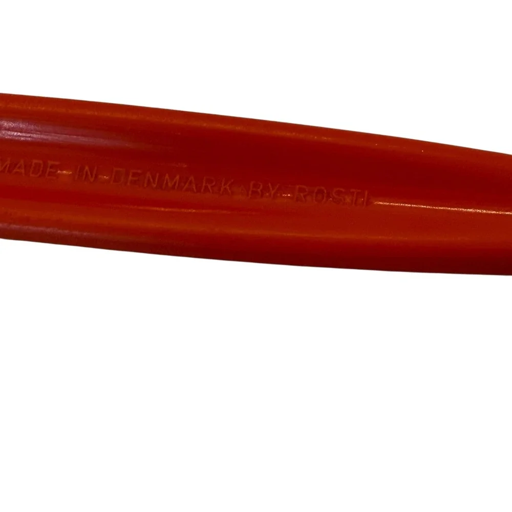 VTG Rosti Mepal 2534 Salad Fork Server Denmark Red Excellent MCM Melamine‎ 11.5